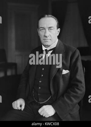 Stanley Baldwin, britische Konservative Premierminister, Mai 1923. Er würde Premierminister zweimal mehr in den 1920er und 1930er Jahre. Er beaufsichtigte die Lockerung der Kaiserlichen Beziehungen mit Kanada, Australien und Neuseeland und der Regierung von Indien Act 1935, der Inc (BSLOC 2017 1 71) Stockfoto