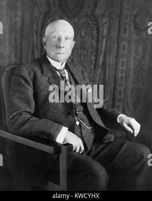 John D. Rockefeller 1909 Portrait von Lawrence S. Ames, NEW YORK (BSLOC 2017 2 175) Stockfoto