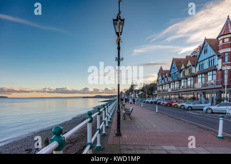 Penarth, Esplanade, Tal von Glamorgan, Wales, Großbritannien Stockfoto