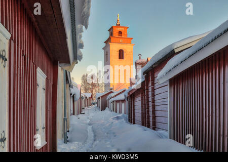 , Gammelstad Lulea, Schwedisch Lappland, Schweden, Europa Stockfoto