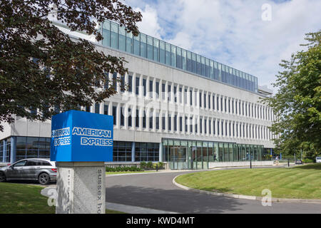 American Express Europa Büros, Sussex House, bürgerlichen Weg, Burgess Hill, West Sussex, England, Vereinigtes Königreich Stockfoto