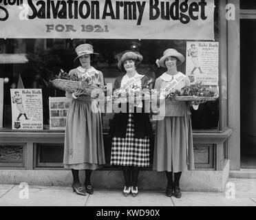 Junge Frauen freiwilligen bezeichnet die Heilsarmee Haus Mädchen, 1921. Washington, D.C. (BSLOC 2015 16 230) Stockfoto