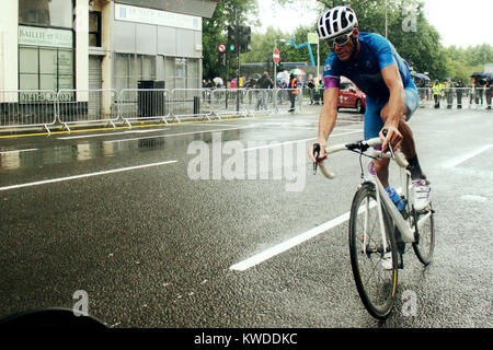 David Millar (Schottland) Radfahren im Zeitfahren am Glasgow Commonwealth-Spiele 2014, am 31. Juli 2014, Glasgow, Schottland Stockfoto