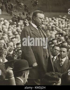 Oberst Theodore Roosevelt stumping für einen anderen Politiker, C. 1912-15. Lage unbekannter (BSLOC 2017 8 74) Stockfoto