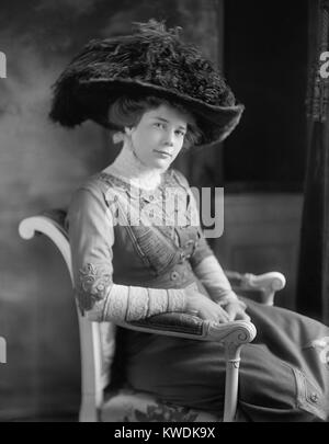 Portrait von Ethel Roosevelt, der jüngere der Präsident Theodore Roosevelts zwei Töchter. 1891 geboren, war ein Jugendlicher, als ihre Familie im Weißen Haus lebte. Ethel ihr Debüt und Coming Out Party im Weißen Haus am 28. Dezember 1908 im Alter von 17 Jahren (BSLOC 2017 6 81) Stockfoto