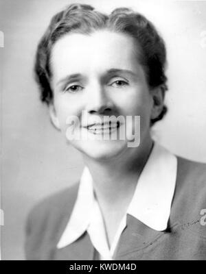 Rachel Carson, Autor von "Silent Spring, Amerikanische Meeresbiologe, Autor, und Naturschützer Stockfoto