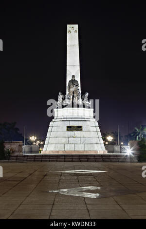 Denkmal von Jose Rizal - Filipino nationalistischen, Schriftsteller und Revolutionär Stockfoto