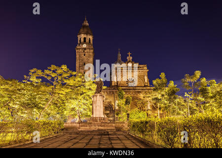 Manila Cathedral im Park, Intramuros, Manila, Philippinen Stockfoto