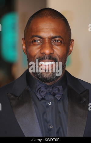 Idris Elba besucht die EE British Academy Film Awards 2016 am Royal Opera House in London. 14. Februar 2015 © Paul Treadway Stockfoto