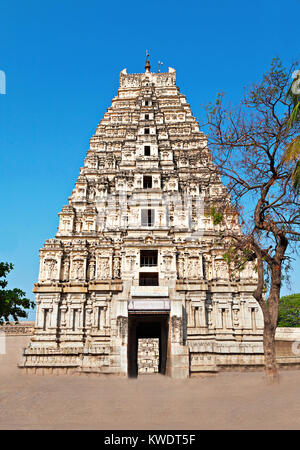 Virupaksha-Tempel, Hampi, Bundesstaat Karnataka, Indien Stockfoto