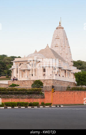 Birla Mandir (Laxmi Narayan) ist ein Hindu-Tempel in Jaipur, Indien Stockfoto