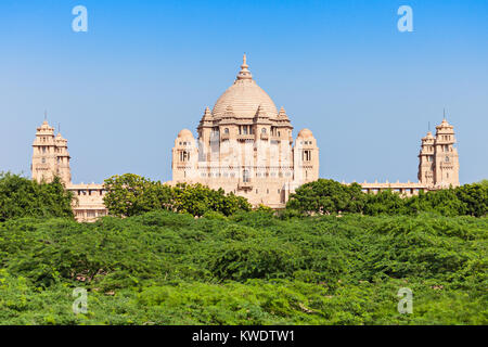 Umaid Bhawan Palace, Jodhpur, Rajasthan, Indien Stockfoto