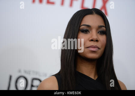 NEW YORK, NY - 15. Mai: Jessica Pimentel nimmt die "Orange ist das neue Schwarz" Jahreszeit zwei Premiere im Ziegfeld Theatre am 15. Mai 2014 in New York City. Personen: Jessica Pimentel Stockfoto