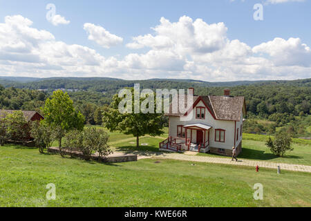 Die Johnstown Flood nationale Gedenkstätte, Pennsylvania, United States. Stockfoto