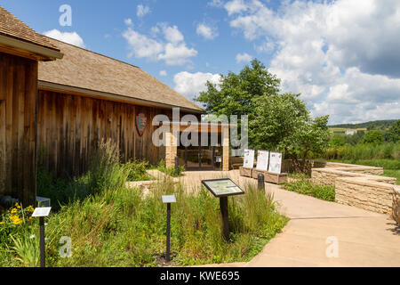 Die Johnstown Flood National Memorial Site Visitor Center, Pennsylvania, United States. Stockfoto