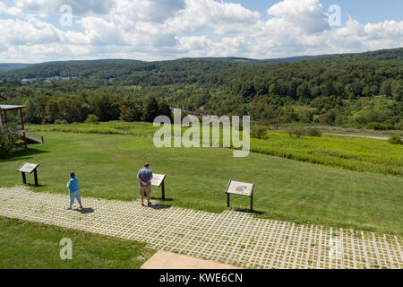 Die Johnstown Flood nationale Gedenkstätte, Pennsylvania, United States. Stockfoto