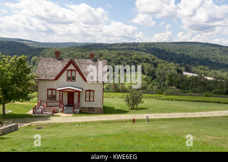 Die Johnstown Flood nationale Gedenkstätte, Pennsylvania, United States. Stockfoto