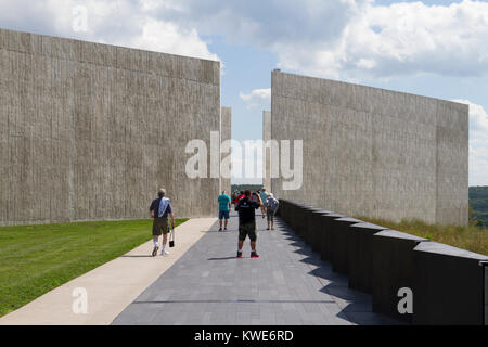 Der Flug 93 National Memorial Site Visitor Centre in der Nähe von Shanksville, Pennsylvania, USA. Stockfoto