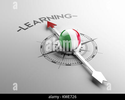 Italien hohe Auflösung Learning Konzept Stockfoto
