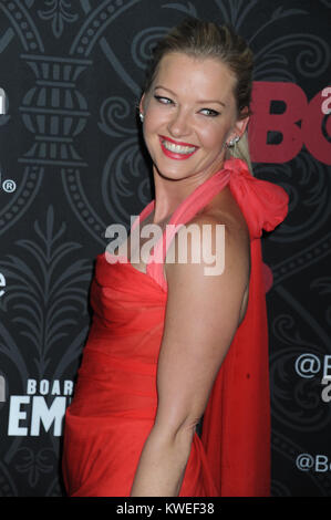 NEW YORK, NY-SEPTEMBER 03: Gretchen Mol der letzten Saison Premiere von "Boardwalk Empire" auf Ziegfeld Theater besucht am 3. September 2014 in New York City. Personen: Gretchen Mol Stockfoto