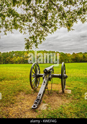 Chickamauga und Chattanooga National Military Park ist in Georgia und Tennessee und war einer der entscheidenden Schlachten des Bürgerkriegs. Stockfoto