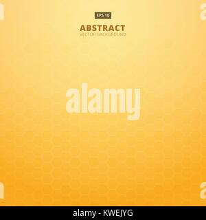 Honeycomb Hintergrund. Abstrakte geometrische Sechseck orange Hintergrund für Designs, Vektor, Abbildung Stock Vektor