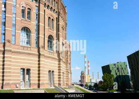 Wien, Wien: Gasometer City, 11. Simmering, Wien, Österreich Stockfoto