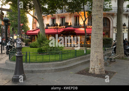 Frankreich, Paris, Cafe/Restaurant in der 5. Arrondissement Stockfoto