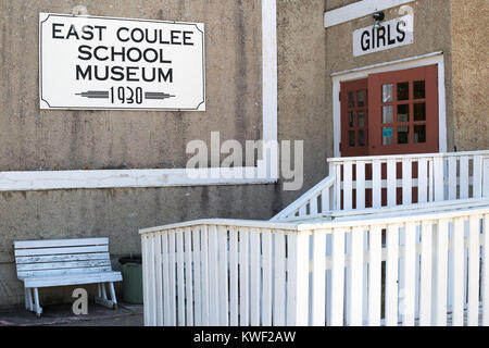 Osten Coulee School Museum Stockfoto