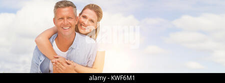 Portrait von glücklichen Paar Spaß haben Stockfoto