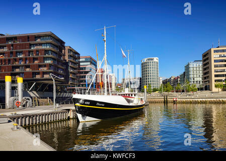 Sandy-Tor-Hafen in der Hafen City Hamburg, Deutschland, Europa, Sandtorhafen in der Hafencity von Hamburg, Deutschland, Europa Stockfoto