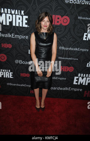 NEW YORK, NY-SEPTEMBER 03: Kelly Macdonald der letzten Saison Premiere von "Boardwalk Empire" auf Ziegfeld Theater besucht am 3. September 2014 in New York City. Personen: Kelly Macdonald Stockfoto