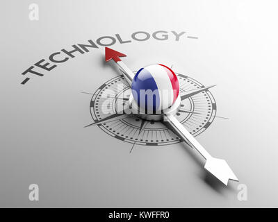 Frankreich Hohe Auflösung Technologie Konzept Stockfoto