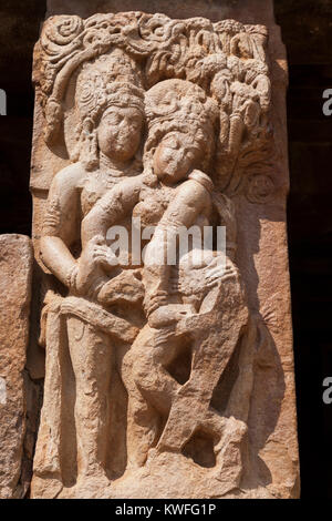 Indien, Karnataka, Aihole, Kop Khan Tempel Stockfoto