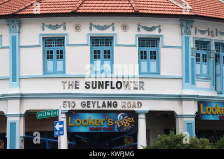 Geylang Road in Singapur Stockfoto