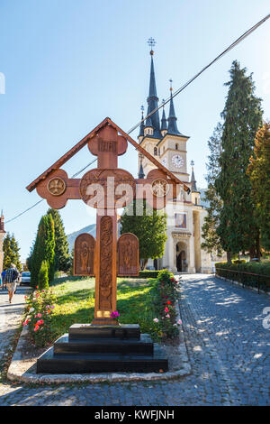 Rumänisch-orthodoxen Kirche St. Nikolaus (Biserica Sfantul Nicolae), Schei Bezirk, Brasov, eine Stadt in der zentralen Region Siebenbürgen Rumänien Stockfoto