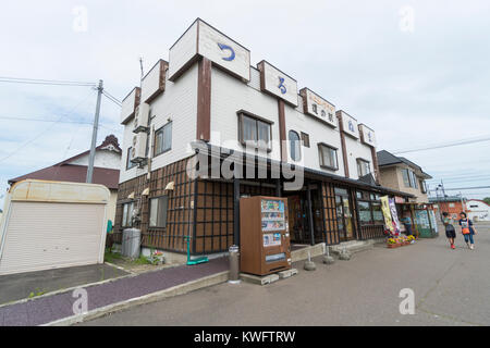 Michinoeki Tsurunuma Urausu Kabato, Bezirk, Stadt, Hokkaido, Japan Stockfoto