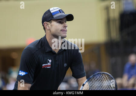 LAKE BUENA VISTA, FL - 17. NOVEMBER: Andy Roddick nehmen an der 2013 Mylan WTT Smash Hits am 17. November 2013 auf der ESPN weite Welt des Sports Complex in Lake Buena Vista, Florida Personen: Andy Roddick Stockfoto