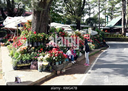 BAGUIO CITY, Philippinen, 14. Dezember 2017, Baguio City Sightseeing, der Sommer, die Hauptstadt der Philippinen Stockfoto