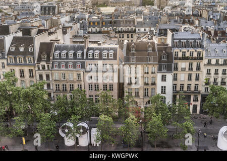 Frankreich, Paris (75), Beaubourg Nachbarschaft Stockfoto