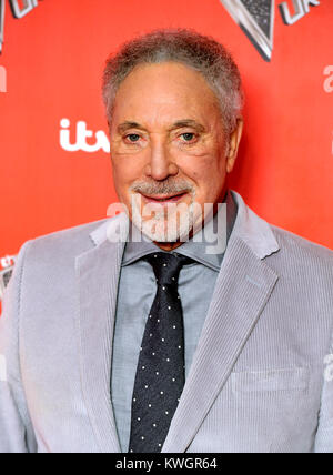 Sir Tom Jones an der Sprachkonferenz UK Launch bei Ham Yard Hotel, London. PRESS ASSOCIATION Foto. Bild Datum: Mittwoch, 3. Januar 2018. Foto: Ian West/PA-Kabel Stockfoto