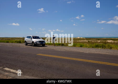 Reisen mit dem Auto, Strand, Brasilien Stockfoto