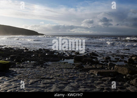 Southerndown Strand auch als Dunraven Bay, in der Nähe von Bridgend in Glamorgan, Wales, United Kingdom bekannt Stockfoto