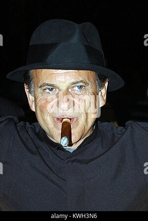 MIAMI, FL - Juli 28: (TÄGLICH UK) Oscar-prämierten Star Joe Pesci klagt für $ 3 m nach Piling auf 30 lbs eine Mafia Gangster zu spielen - nur aus der Rolle entleert werden. Die Hollywood Star hat eine Klage gegen die Produzenten des neuen Films welche Stars John Travolta als Mafia Boss John Gotti Jr Pesci behauptet, er war der Teil von Angelo Ruggiero, ein enger Freund angeboten und für Gotti Jr erzwingen eingeordnet, und vereinbart ein $ 3m. In Vorbereitung auf die Rolle, die er fast 30 lbs zu helfen, Ruggiero, der für seine schwere und stämmigen Bau bekannt war Spielen gewonnen. Aber in rechtlichen Papiere in Los Angeles eingereicht Der 68-jährige Schauspieler clai Stockfoto