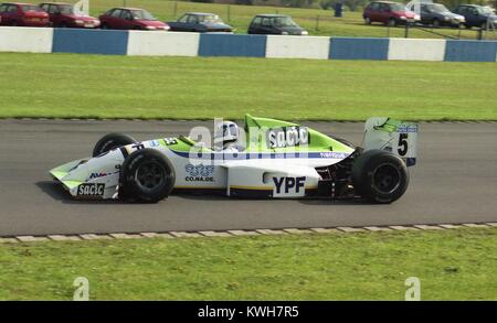 Jose Luis Di Palma, Reynard 91 D, Britische Formel 2-Meisterschaft, 2. Runde, Donington Park 26. April 1992 Stockfoto