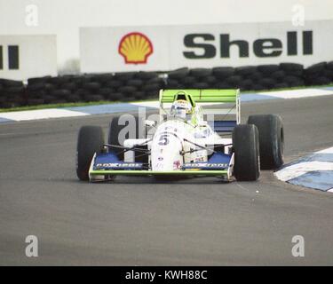 Jose Luis Di Palma, Reynard 91 D, Britische Formel 2-Meisterschaft, 2. Runde, Donington Park 26. April 1992 Stockfoto