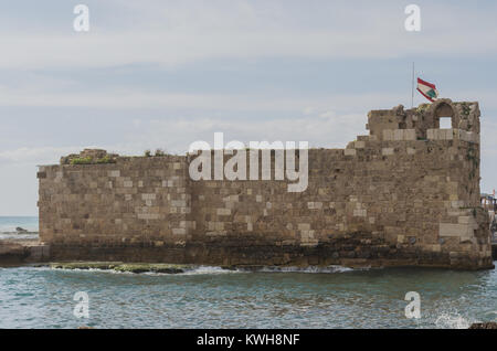 Byblos - Libanon byblos Festung, Foto der touristische Ort im Land. Stockfoto