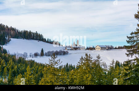 Heiligtum der Madonna di Pietralba, Nova Ponente, Provinz Bozen, Norditalien, Europa - 17.-19. Jahrhundert. Stockfoto