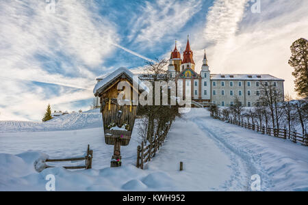 Heiligtum der Madonna di Pietralba, Nova Ponente, Provinz Bozen, Norditalien, Europa - 17.-19. Jahrhundert. Stockfoto