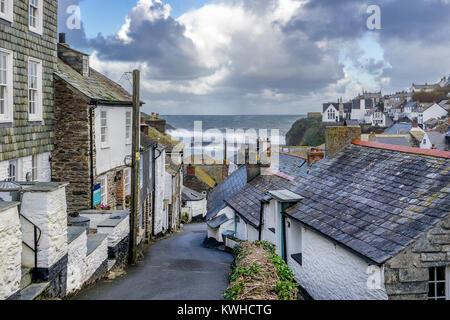 Port Isaac an der Nordküste von Cornwall im Südwesten Englands Stockfoto